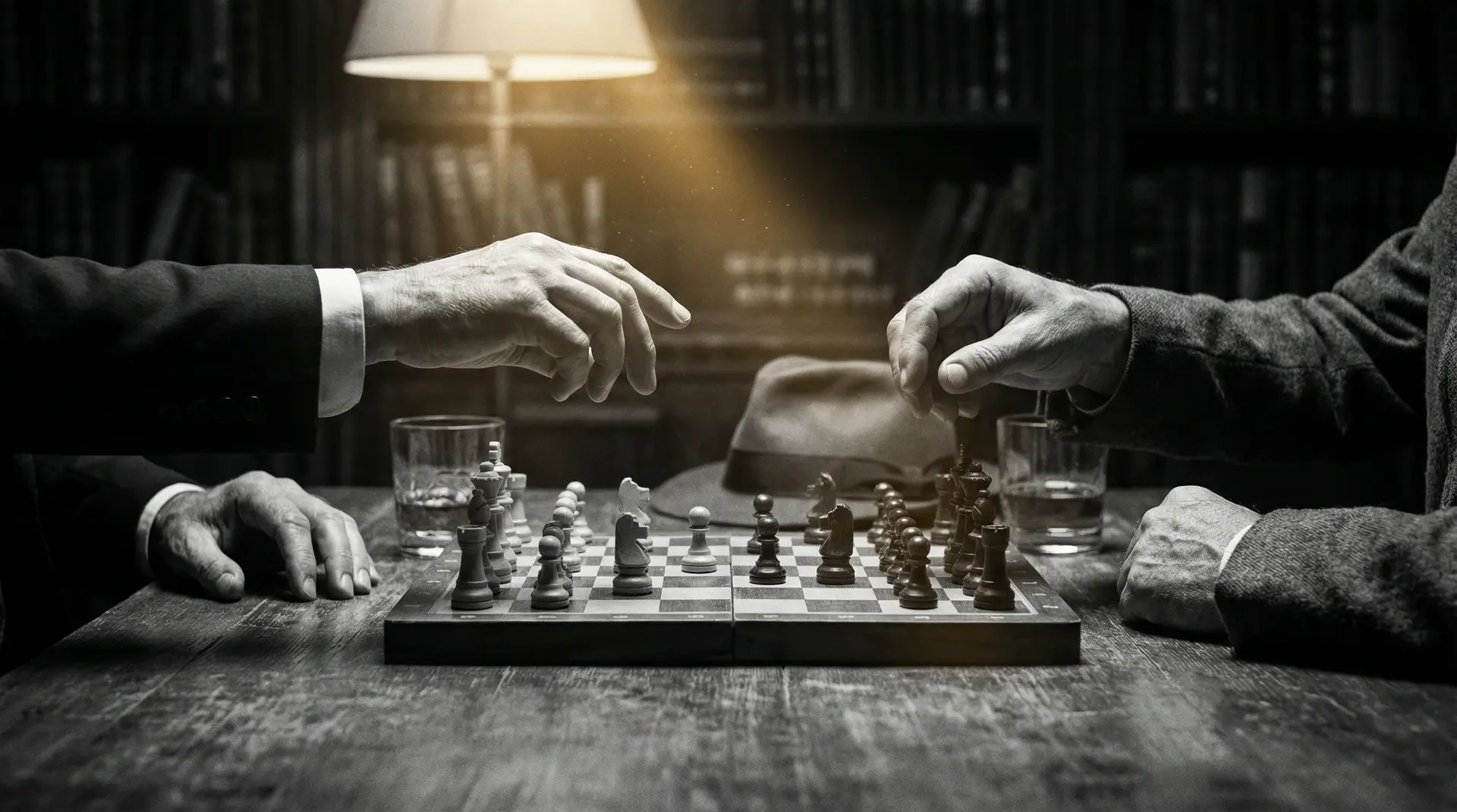 啊啊啊老板不要啊轻点 艺术探索系列 - 非线性叙事，棋盘上的对弈象征命运的交错